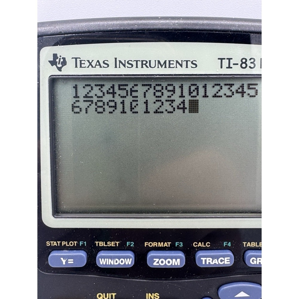 Texas Instruments TI-83 Plus Graphing Calculator W/Cover - Tested - Picture 9 of 9